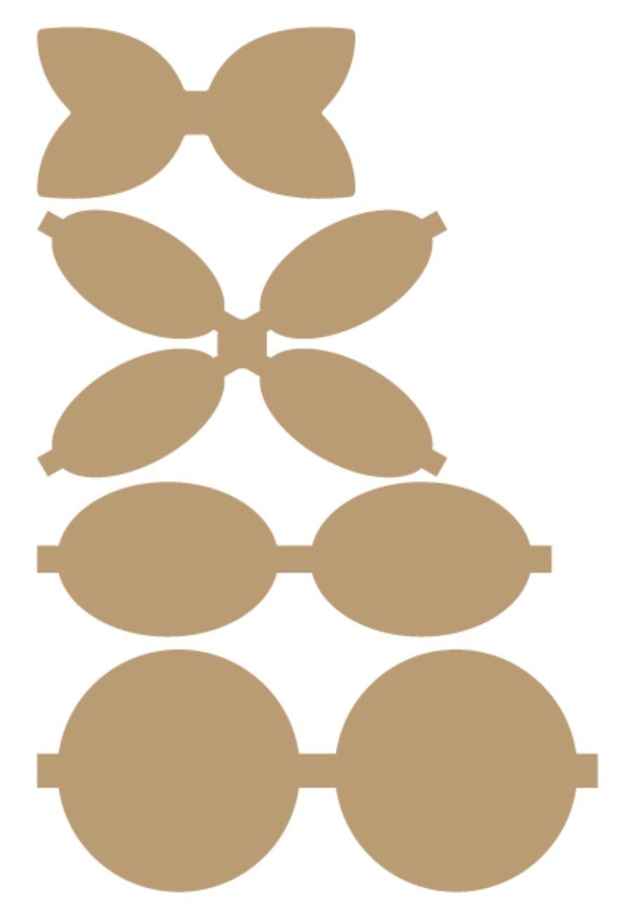 Bows Wood Templates