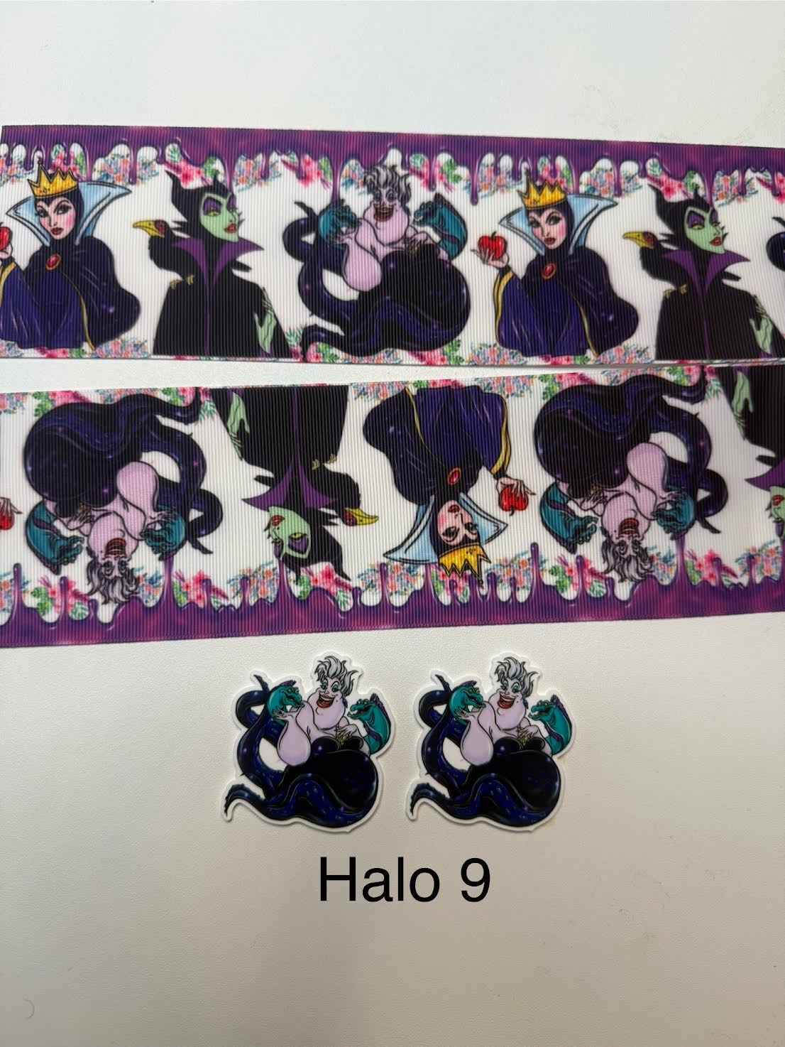 Ribbon with Acrylics Sets/Liston con Resinas (2 yardas de listón vibrante con 2 piezas llamativas de Resinas)