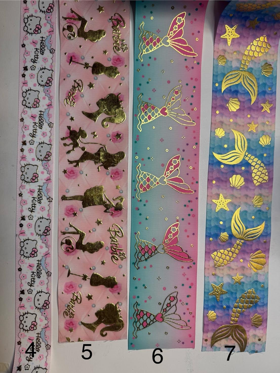 Holographic Ribbon/Liston Holografico (SOLD PER 2 YARD/venta Por 2 Yarda)