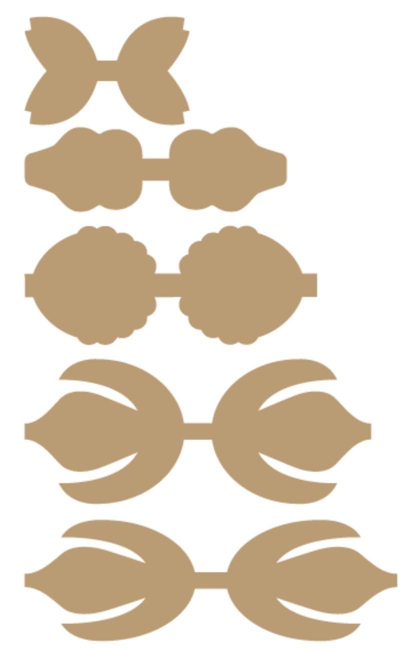 Bows Wood Templates
