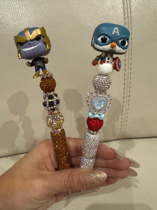 Christmas Marvel Pens made by Juju