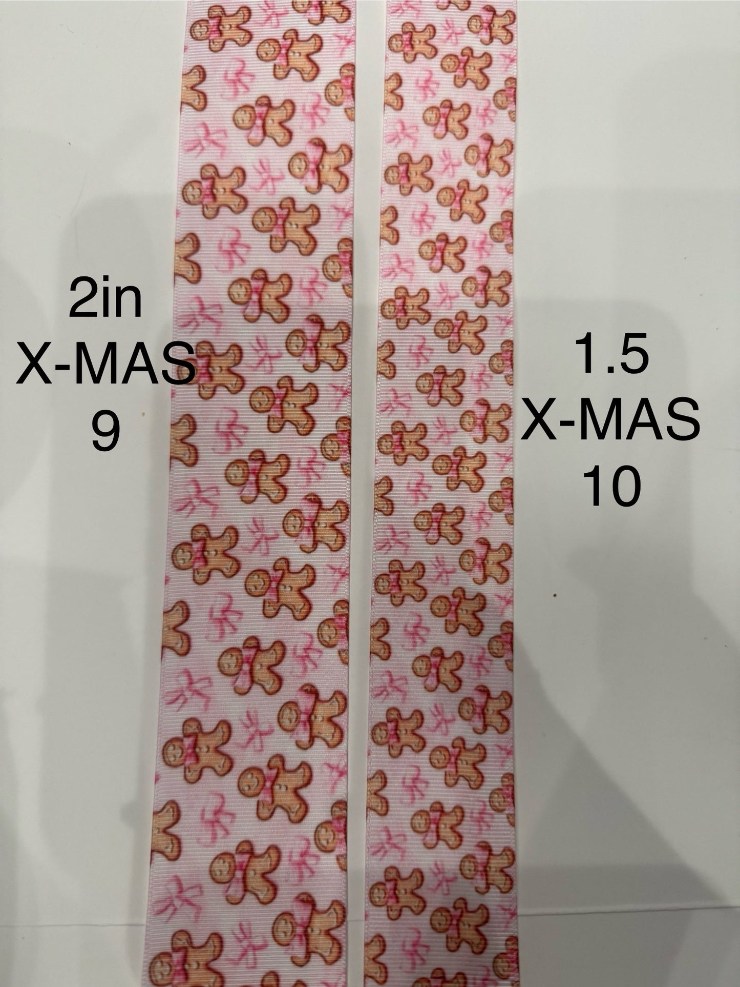 Christmas Ribbon Liston Navideño (SOLD PER 2 YARD/venta Por 2 Yarda)