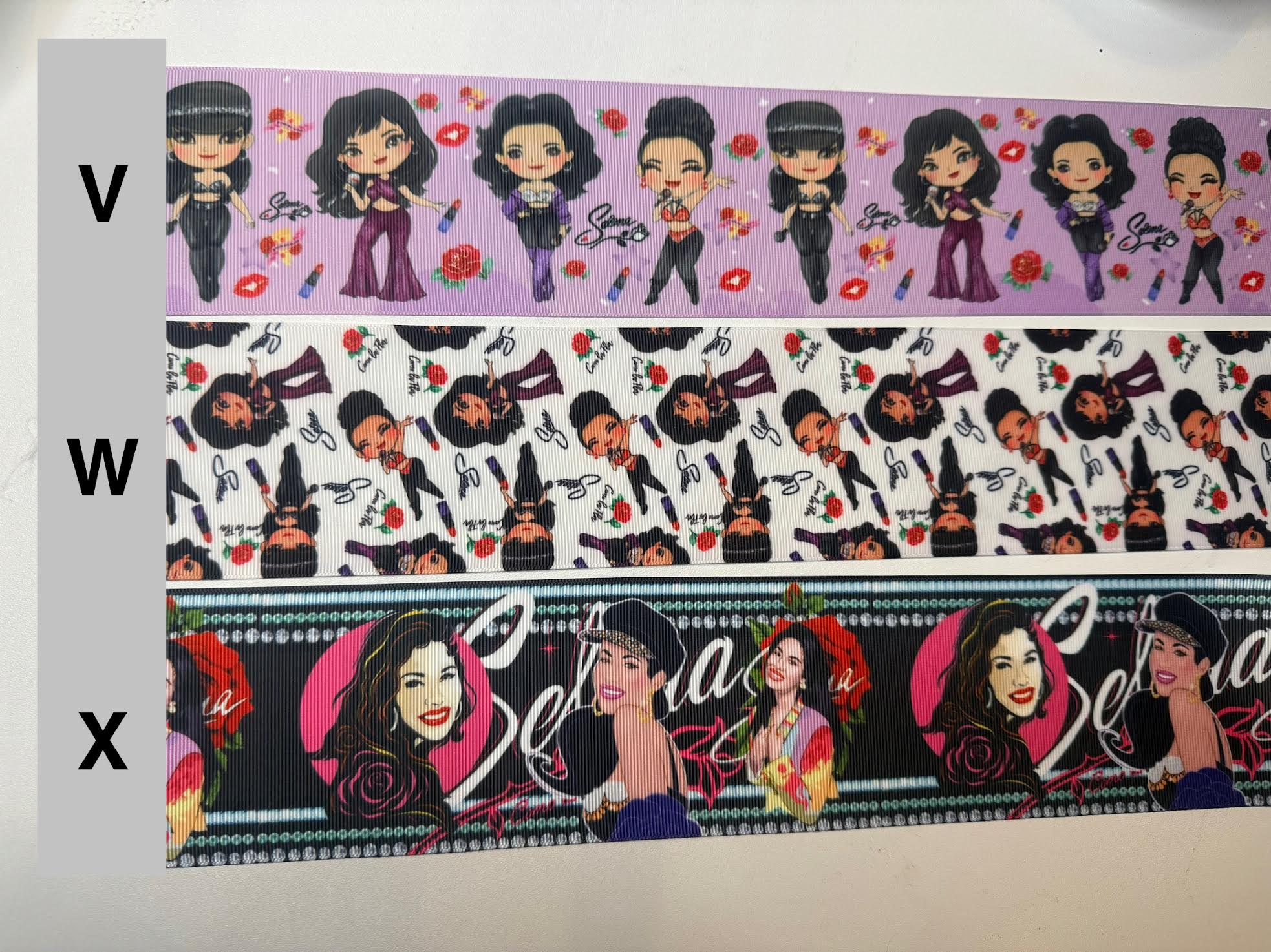 Printed Ribbon/ Imprimido Liston (min.2 YARD PER DESIGN/ 2 min.YARDA POR DISEÑO)