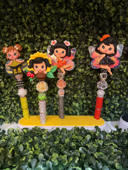 Butterfly girl made by Juju