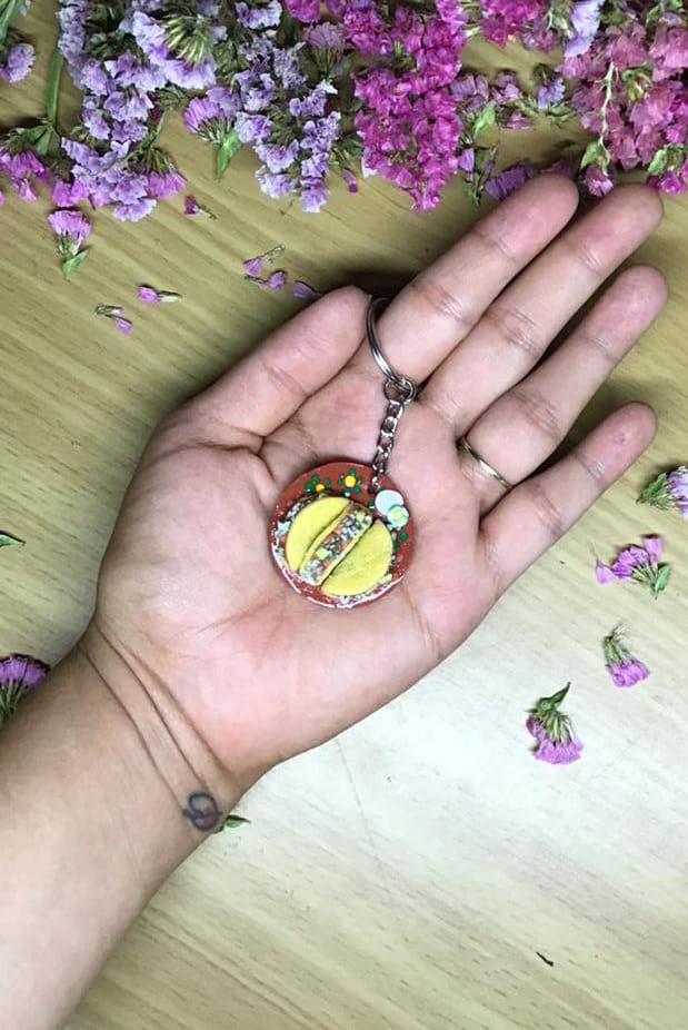 Food Keychain, Pins and Earings