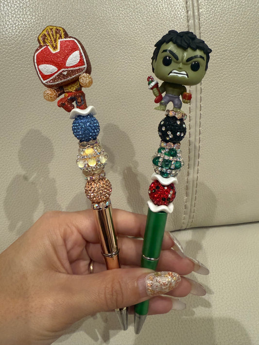Christmas  Marvel Pens made by Juju