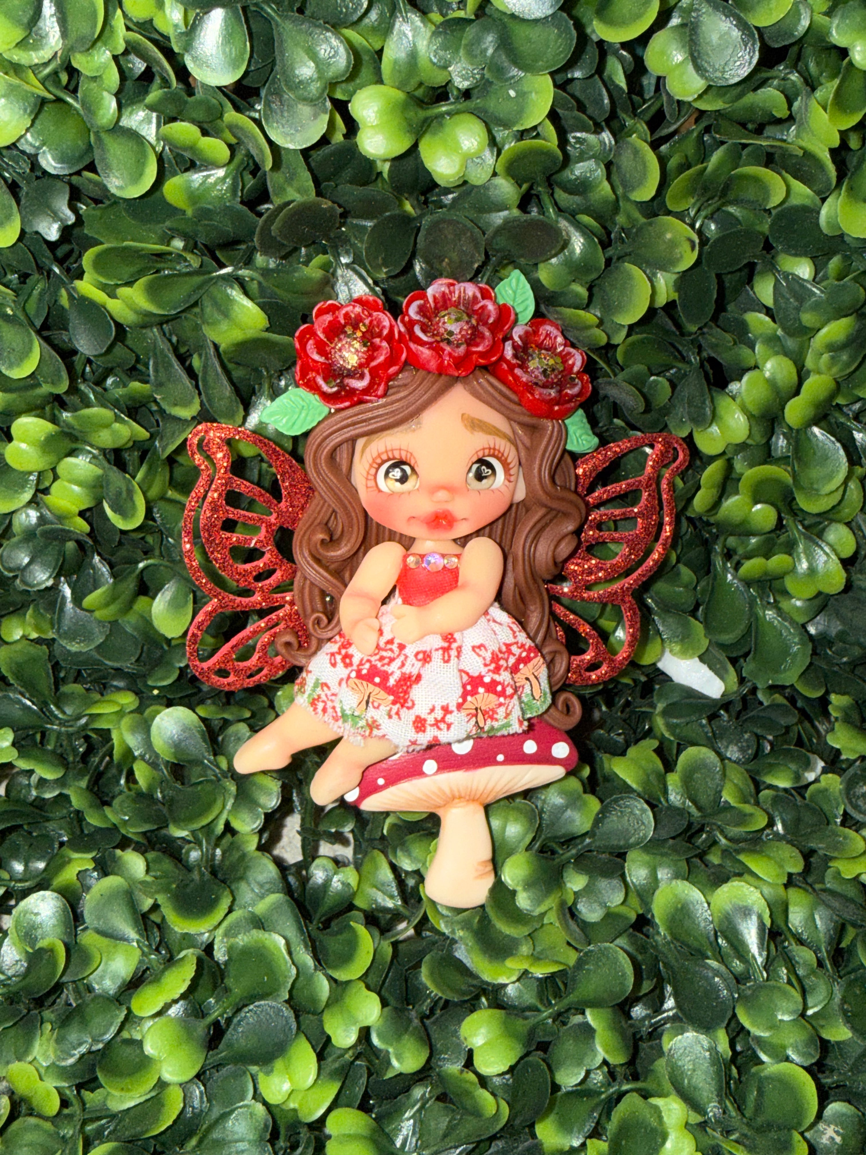 Mushroom butterfly girl