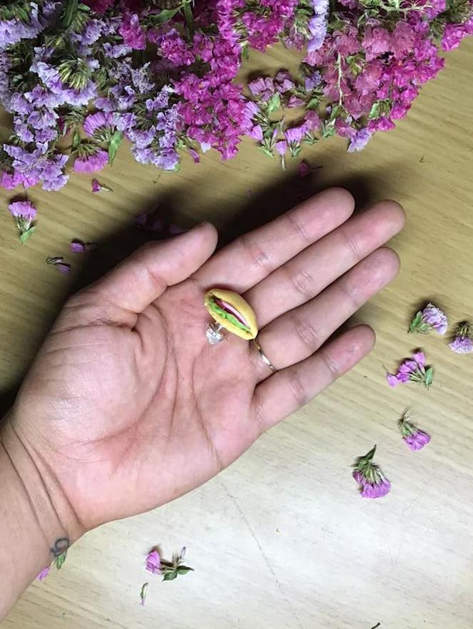 Food Keychain, Pins and Earings