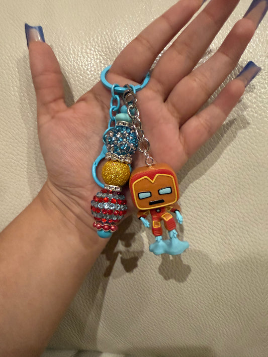 Gingerbread Marvel Keychain made by Juju