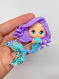 Blue Heart Mermaid