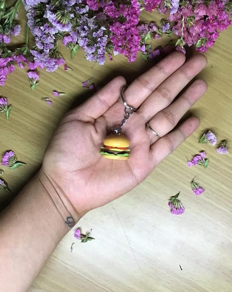 Food Keychain, Pins and Earings