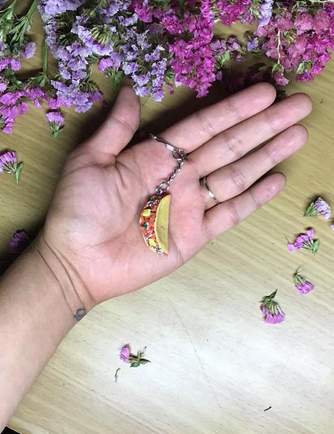 Food Keychain, Pins and Earings