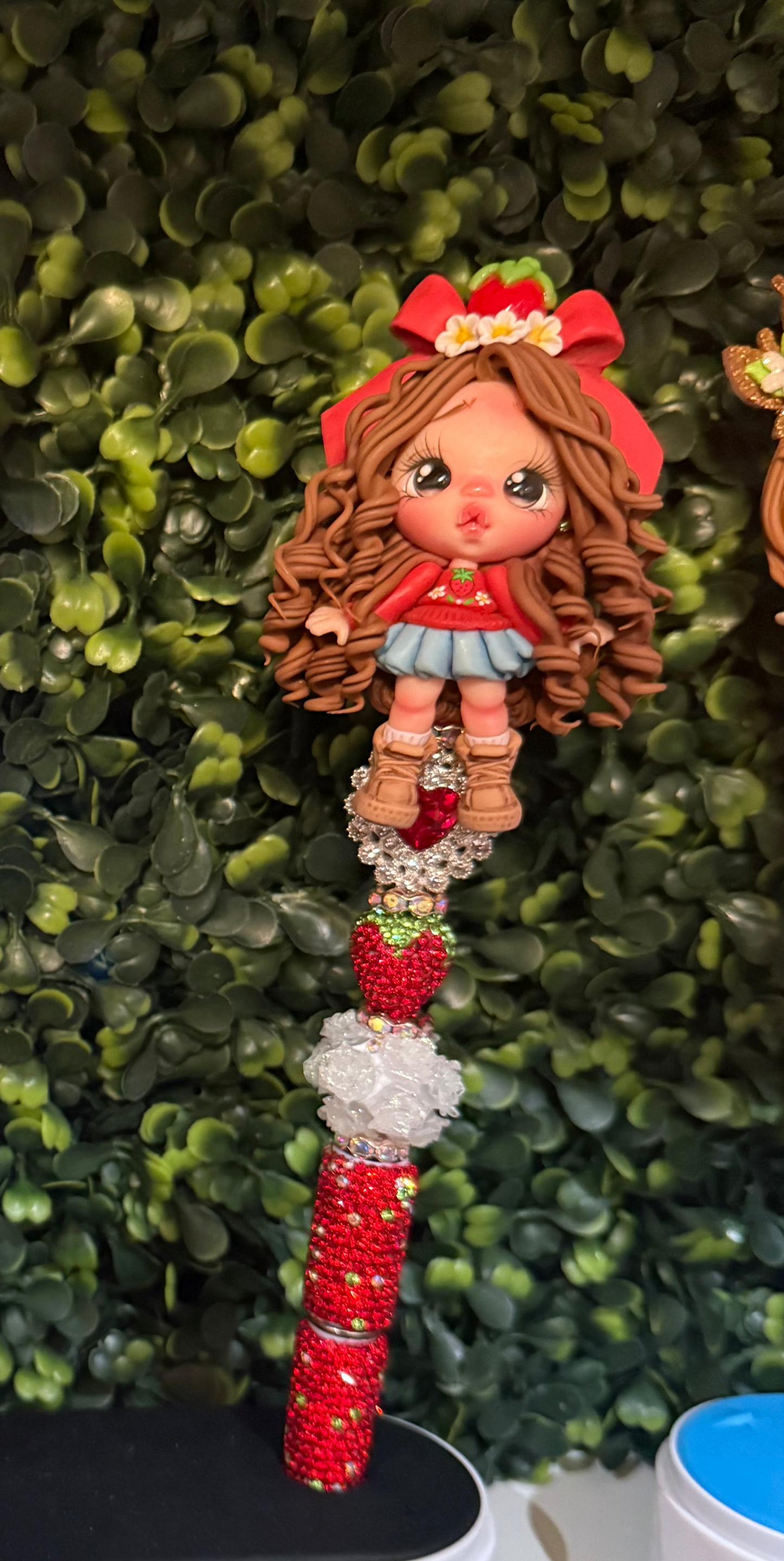 Strawberry Girl Pen made by Juju