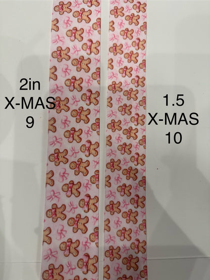 Christmas Ribbon  Liston Navideño (SOLD PER 2 YARD/venta Por 2 Yarda)