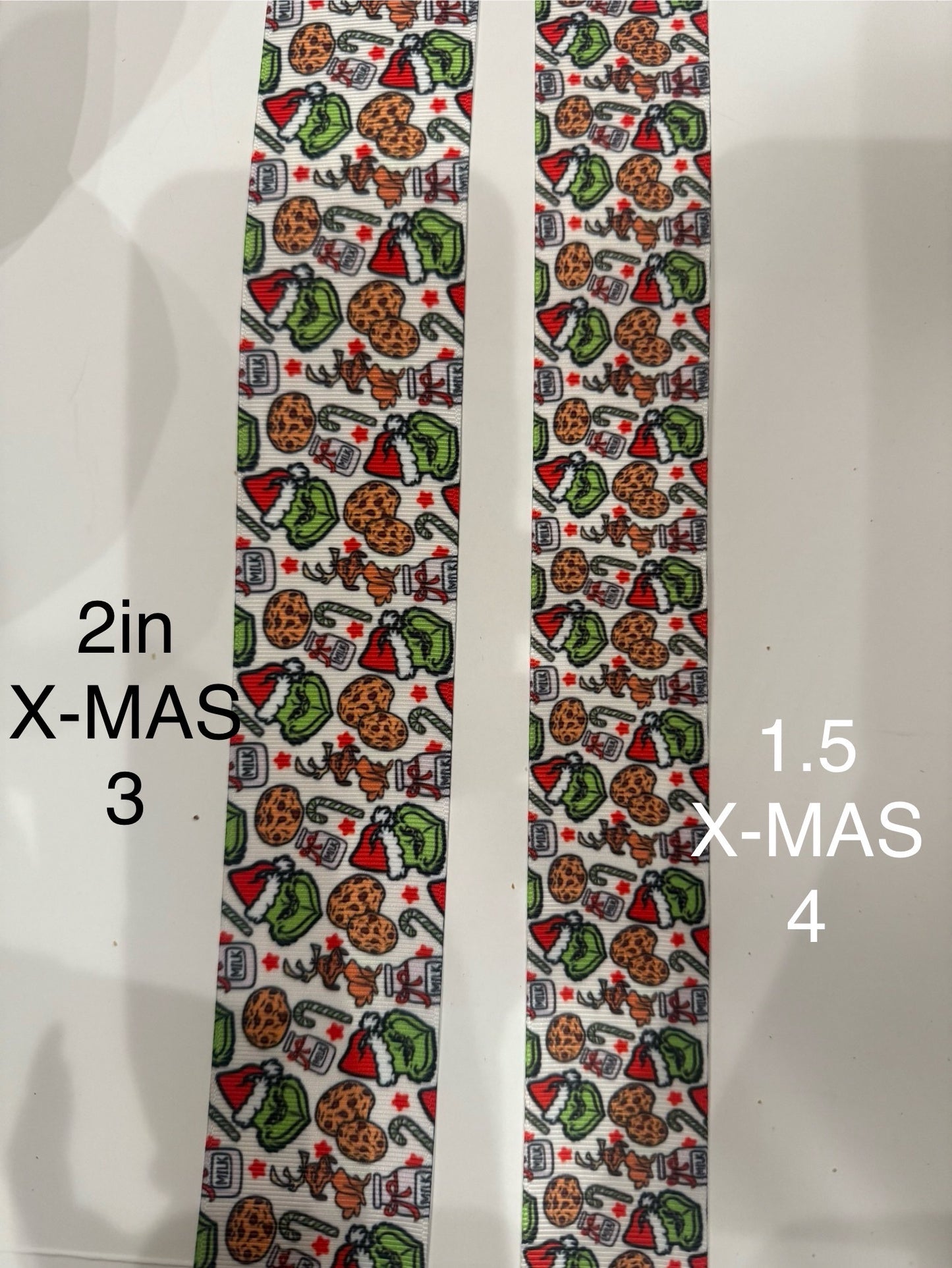 Christmas Ribbon  Liston Navideño (SOLD PER 2 YARD/venta Por 2 Yarda)