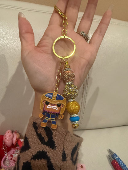 Gingerbread Marvel Keychain made by Juju
