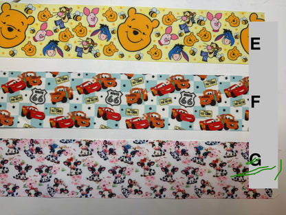 Printed Ribbon/ Imprimido Liston (min.2 YARD PER DESIGN/ 2 min.YARDA POR DISEÑO)